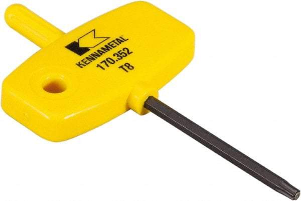 Kennametal - T8 Torx Drive, Driver for Indexable Modular Drills - KSEM Plus Series - Eagle Tool & Supply