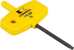 Kennametal - T8 Torx Drive, Driver for Indexable Modular Drills - KSEM Plus Series - Eagle Tool & Supply