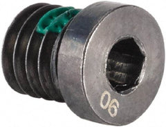 Kennametal - Coolant Lock Screw for Indexable End Mills - M4x0.7 Thread, For Use with Rotary Coolant Adapters - Eagle Tool & Supply