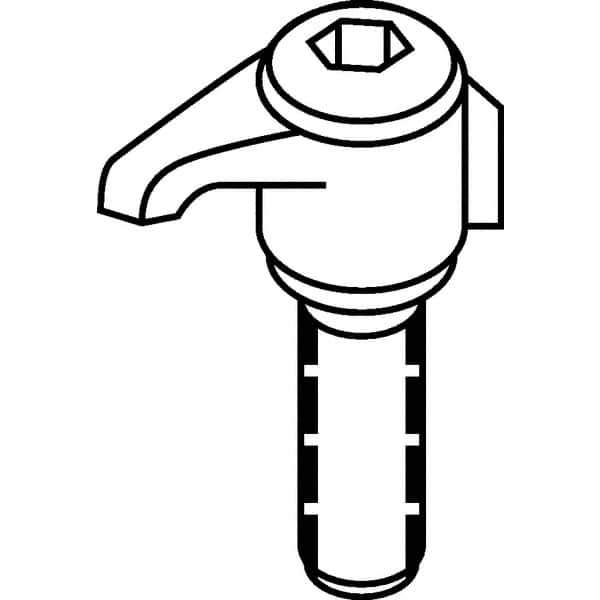 Kennametal - Series KM40TS, CK Clamp for Indexables - Left & Right Hand Cut, Compatible with SSA5T Clamp Screws - Eagle Tool & Supply
