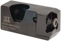 Kennametal - MDHX 1004 Insert Style, Indexable Milling Cartridge - KCMS Toolholder Style, Compatible with Face Mills, Series KCMS - Eagle Tool & Supply