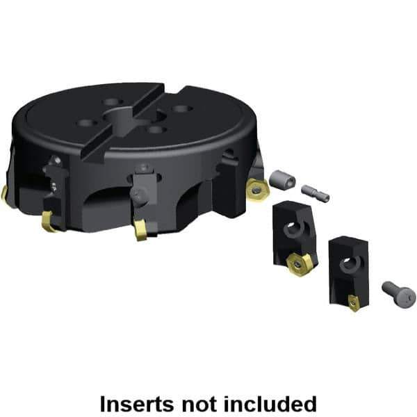 Kennametal - HN.J/XNGJ Insert Style, Indexable Milling Cartridge - KCMS Toolholder Style, Compatible with Face Mills, Series KCMS - Eagle Tool & Supply