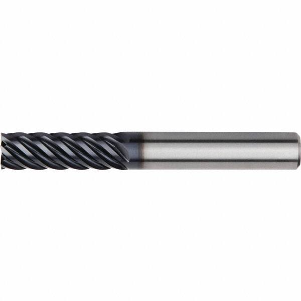 Kennametal - 14mm, 6 Flute, Single End, Solid Carbide, Corner Chamfer End Mill - 83mm OAL, 45° Helix, Right Hand Flute, 26mm LOC, Right Hand Cut - Eagle Tool & Supply
