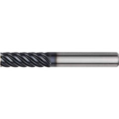 Kennametal - 12mm, 6 Flute, Single End, Solid Carbide, Corner Chamfer End Mill - 83mm OAL, 45° Helix, Right Hand Flute, 26mm LOC, Right Hand Cut - Eagle Tool & Supply