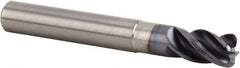 Kennametal - 12mm, 4 Flute, Single End, Solid Carbide, 0.5mm Corner Radius End Mill - 84mm OAL, 38° Helix, Right Hand Flute, 18mm LOC, Right Hand Cut, 36mm Extended Reach - Eagle Tool & Supply
