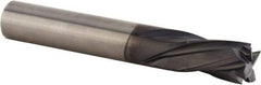 Kennametal - 10mm Cutting Diam x 18.01mm Length of Cut, 4 Flute, Compression Spiral Router Bit - Diamond Coated, Right Hand Cut, Solid Carbide, 83mm OAL x 10mm Shank Diam, Double Edge, 25° Helix Angle - Eagle Tool & Supply