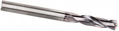 Kennametal - 8mm 135° Spiral Flute Solid Carbide Screw Machine Drill Bit - Eagle Tool & Supply