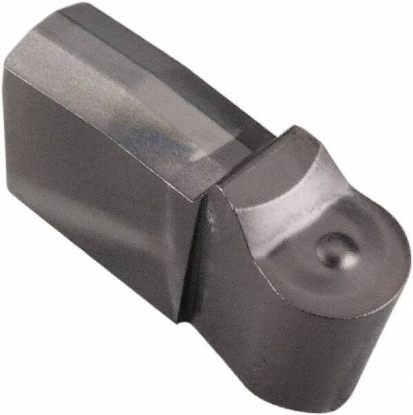 Kennametal - 125R DF Grade KCU25, 3.18mm Cutting Width Carbide Grooving Insert - Neutral, 1.59mm Corner Radius, AlTiN Finish - Eagle Tool & Supply