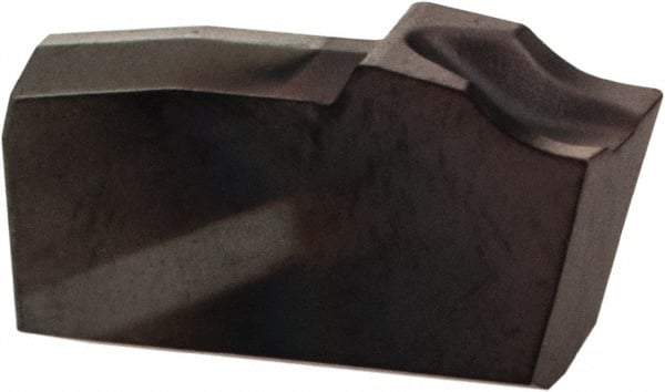 Kennametal - A2030 CF KCU25 Grade, 0.118" Cutting Width, Carbide Cutoff Insert - 6° Left Hand Lead Angle, 0.008" Cnr Rad, AlTiN Coated, Single End - Eagle Tool & Supply