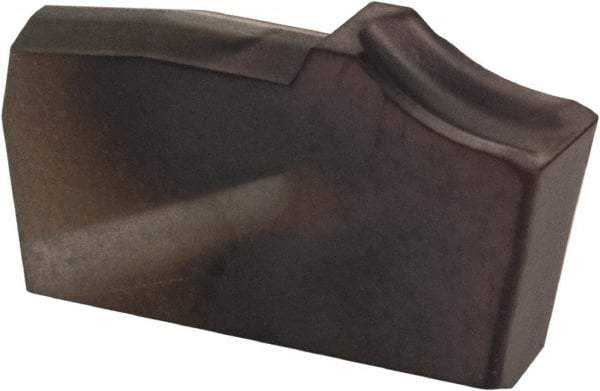 Kennametal - A2022 CM KCU25 Grade, 0.0866" Cutting Width, Carbide Cutoff Insert - 0° Neutral Lead Angle, 0.008" Cnr Rad, AlTiN Coated, Single End - Eagle Tool & Supply