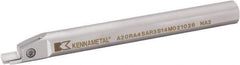 Kennametal - A4SS, Internal, Right Hand, 12mm Max Depth of Cut, 2mm Min Groove Width, Indexable Grooving Tool Holder - A4G0200M2SP02B Insert Compatibility, 16mm Shank Width, 201.45mm OAL, Through Coolant - Eagle Tool & Supply