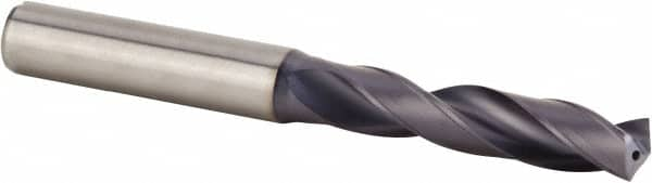 Kennametal - 0.348" 140° Spiral Flute Solid Carbide Screw Machine Drill Bit - Eagle Tool & Supply