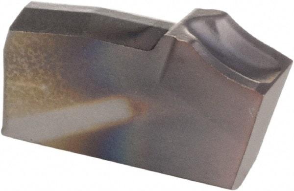 Kennametal - A2030 CM KCU25 Grade, 0.118" Cutting Width, Carbide Cutoff Insert - 6° Right Hand Lead Angle, 0.004" Cnr Rad, AlTiN Coated, Single End - Eagle Tool & Supply