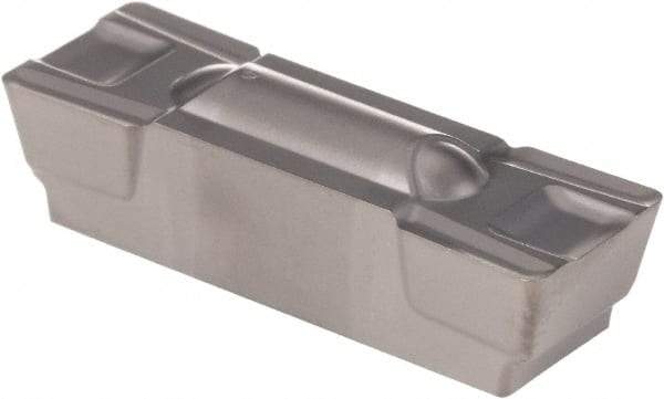 Kennametal - 1005G GMP Grade KCU10, 10.05mm Cutting Width Carbide Grooving Insert - 8.1mm Max Depth of Cut, Neutral, 0.79mm Corner Radius, AlTiN Finish - Eagle Tool & Supply
