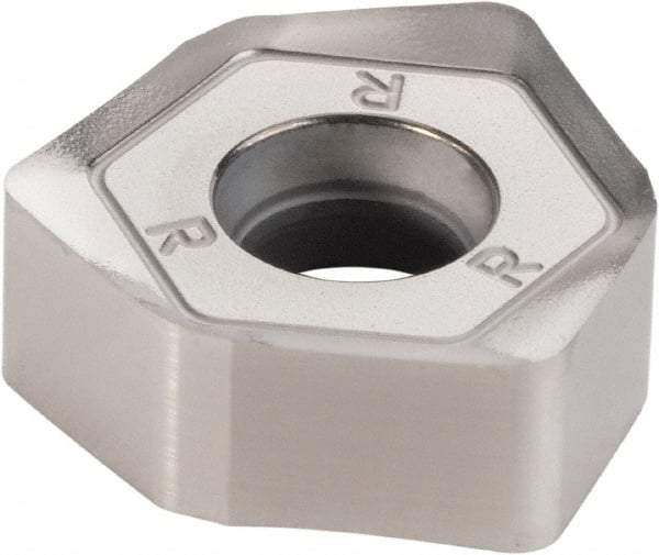 Kennametal - XNGJ43 LDJ Grade KC410M Carbide Milling Insert - TiB2 Finish, 0.1777" Thick, 12mm Inscribed Circle, 1.6mm Corner Radius - Eagle Tool & Supply