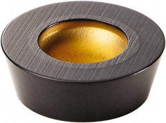 Kennametal - RDHX0702M0 Grade KCPM20 Carbide Milling Insert - TiN/MT/TiCN/Al2O3 Finish, 3/32" Thick, 7mm Inscribed Circle - Eagle Tool & Supply