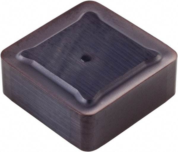 Kennametal - SNXF43 Grade KC514M Carbide Milling Insert - TiAlN Finish, 0.1874" Thick, 1/2" Inscribed Circle, 3/64" Corner Radius - Eagle Tool & Supply
