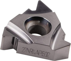 Kennametal - 27NR Internal Right Hand 4 API Rotary Shoulder Connections Laydown Threading Insert - Grade KC5025, AlTiN Coated Carbide, 15.88mm Inscribed Circle - Eagle Tool & Supply