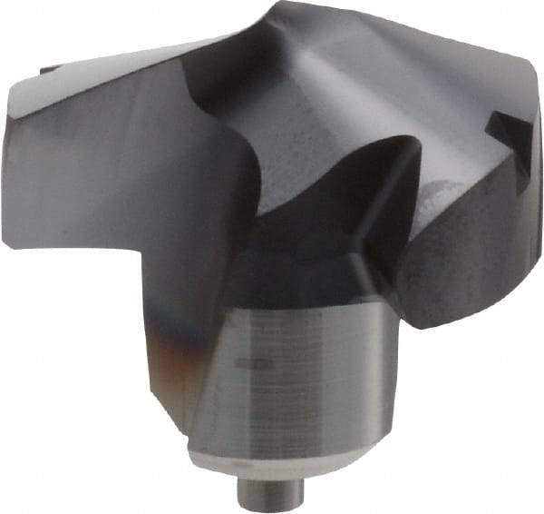 Kennametal - Series KenTIP, 25.4mm Diam Grade KCP15 140° Replaceable Drill Tip - Carbide, AlTiN Finish, ZD Seat Size - Eagle Tool & Supply