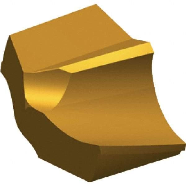 Kennametal - Series KSEM, 33mm Diam Grade KC7135 150° Replaceable Drill Tip - Carbide, TiN Finish, 9 Seat Size - Eagle Tool & Supply