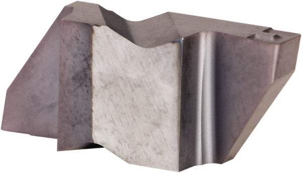 Kennametal - 4189NG K Grade KCU25, 4.8mm Cutting Width Carbide Grooving Insert - 6.35mm Max Depth of Cut, Right Hand, 0.57mm Corner Radius, AlTiN Finish - Eagle Tool & Supply