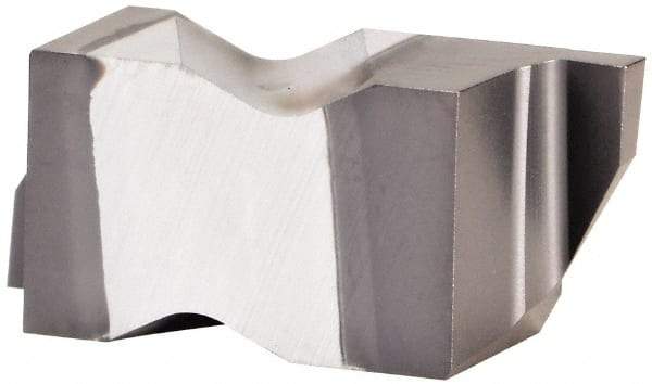 Kennametal - 3047NG Grade KCU10, 1.19mm Cutting Width Carbide Grooving Insert - 1.91mm Max Depth of Cut, Right Hand, 0.19mm Corner Radius, AlTiN Finish - Eagle Tool & Supply