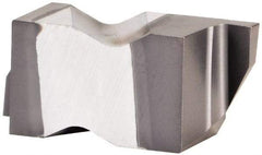 Kennametal - 3047NG Grade KCU10, 1.19mm Cutting Width Carbide Grooving Insert - 1.91mm Max Depth of Cut, Right Hand, 0.19mm Corner Radius, AlTiN Finish - Eagle Tool & Supply