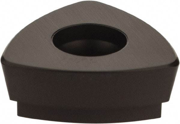 Kennametal - 4125NRD Grade KCU25, 6.35mm Cutting Width Carbide Grooving Insert - 12.7mm Max Depth of Cut, Right Hand, 3.18mm Corner Radius, AlTiN Finish - Eagle Tool & Supply