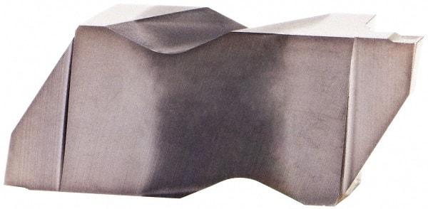 Kennametal - 3062NG K Grade KCU25, 1.58mm Cutting Width Carbide Grooving Insert - 2.39mm Max Depth of Cut, Left Hand, 0.19mm Corner Radius, AlTiN Finish - Eagle Tool & Supply