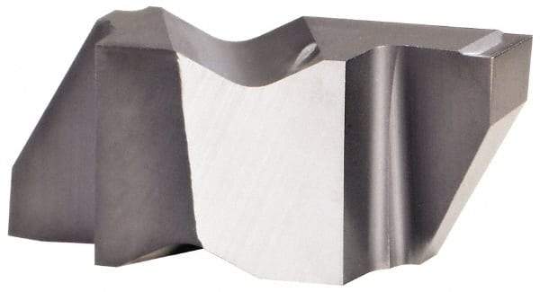 Kennametal - 3M300NG K Grade KCU25, 3mm Cutting Width Carbide Grooving Insert - 3.81mm Max Depth of Cut, Right Hand, 0.19mm Corner Radius, AlTiN Finish - Eagle Tool & Supply