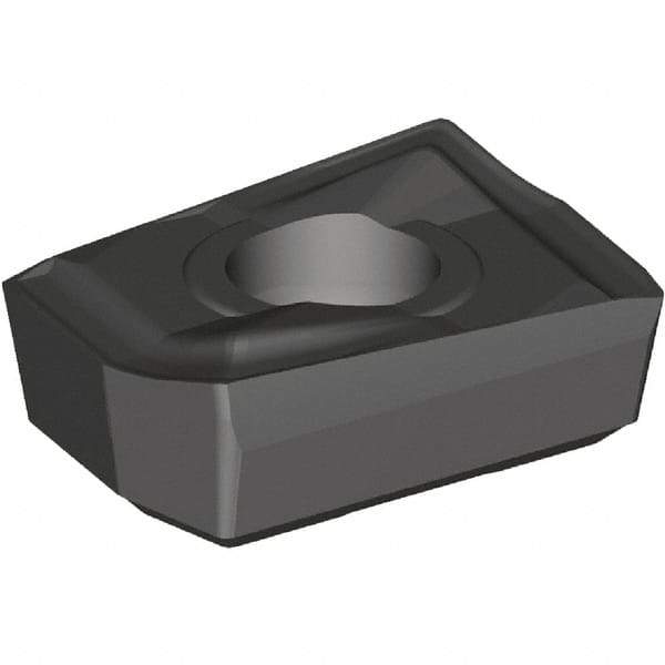 Kennametal - DFR040304 GD Grade KCU40 Carbide Indexable Drill Insert - TiN/TiAlN Finish, 8mm Inscribed Circle - Eagle Tool & Supply