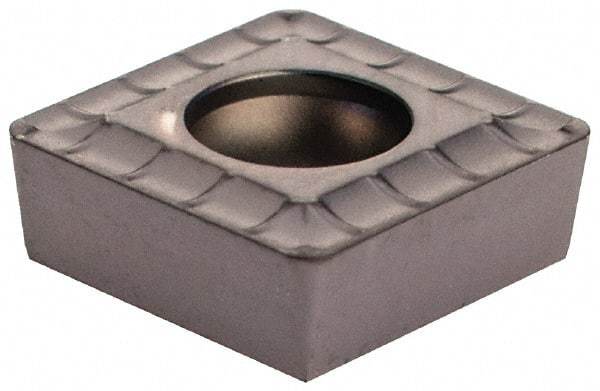 Kennametal - SPGT090308 MDT Grade KC7215 Carbide Indexable Drill Insert - TiAlN Finish, Square, 3/8" Inscribed Circle - Eagle Tool & Supply