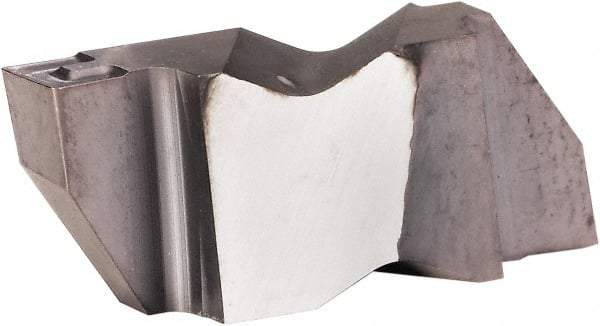 Kennametal - 3M350NG K Grade KCU25, 3.5mm Cutting Width Carbide Grooving Insert - 3.81mm Max Depth of Cut, Left Hand, 0.32mm Corner Radius, AlTiN Finish - Eagle Tool & Supply