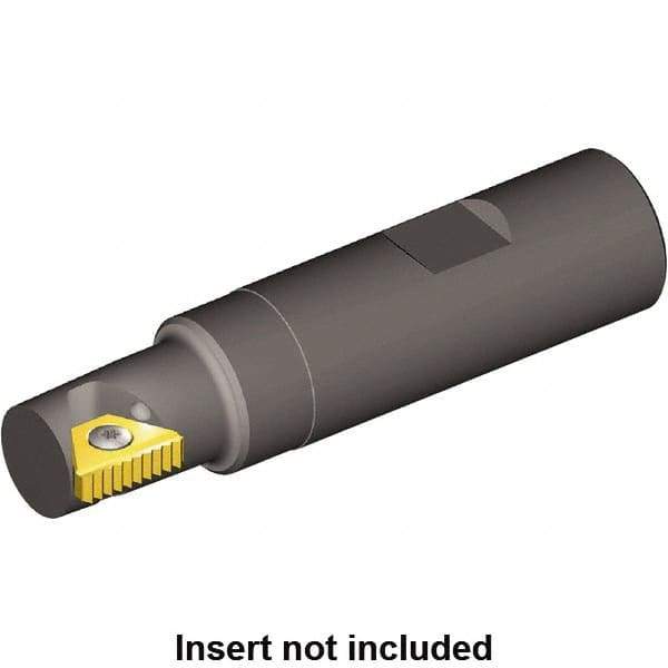 Kennametal - 19mm Cut Diam, 23mm Max Hole Depth, 20mm Shank Diam, Internal/External Indexable Thread Mill - Insert Style STN 16, 16mm Insert Size, 1 Insert, Toolholder Style TMS, 85mm OAL - Eagle Tool & Supply