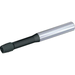 Kennametal - M6x1.00 Metric 6HX Bottoming Thread Forming Tap - Solid Carbide, CrC/C/TiN Finish, 70mm OAL, 8mm Thread Length, Right Hand Thread, Series T491 - Eagle Tool & Supply