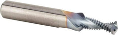 Kennametal - M16x2.00 Metric Coarse, 0.5354" Cutting Diam, 2 Flute, Solid Carbide Helical Flute Thread Mill - Internal Thread, 32.13mm LOC, 102mm OAL, 18mm Shank Diam - Eagle Tool & Supply