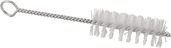 Kennametal - 3/4" Diam Nylon Spiral Brush - Single Spiral, 3/4" Filament Diam - Eagle Tool & Supply