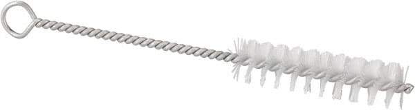 Kennametal - 9/16" Diam Nylon Spiral Brush - Single Spiral, 9/16" Filament Diam - Eagle Tool & Supply