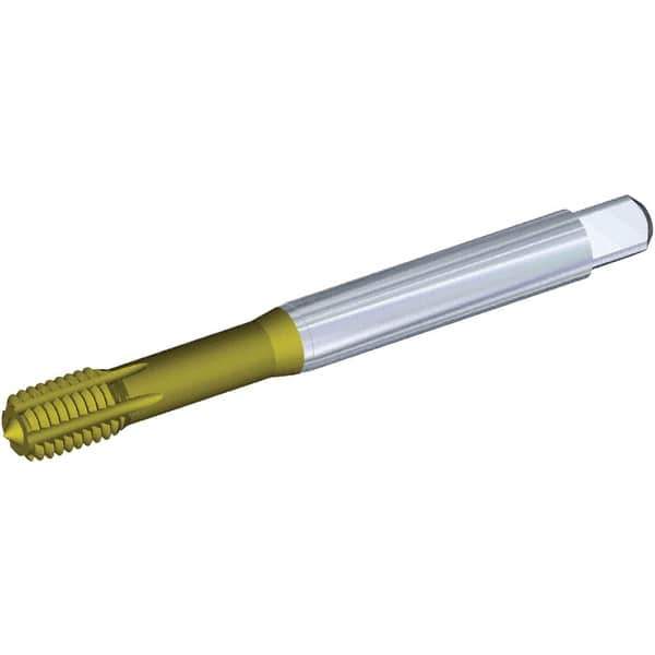 Kennametal - M14x1.50 Metric Fine 6HX Modified Bottoming Thread Forming Tap - Powdered Metal High Speed Steel, Diamond-Like Carbon (DLC) Finish, 100mm OAL, Right Hand Thread, Series T622 - Eagle Tool & Supply