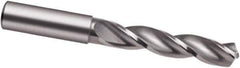 Guhring - 8.6mm 130° Solid Carbide Jobber Drill - Bright Finish, Right Hand Cut, Spiral Flute, 103mm OAL, Special Type Point - Eagle Tool & Supply