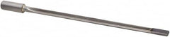 Guhring - 6.35mm, 292mm Flute Length, Solid Carbide Shank, Single Flute Gun Drill - Eagle Tool & Supply