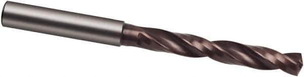 Guhring - 6.8mm 140° Solid Carbide Jobber Drill - nano-SI Finish, Right Hand Cut, Spiral Flute, 91mm OAL, HF Point - Eagle Tool & Supply
