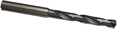 Guhring - 15.2mm 140° Solid Carbide Jobber Drill - nano-A Finish, Right Hand Cut, Spiral Flute, 133mm OAL, VA Point - Eagle Tool & Supply