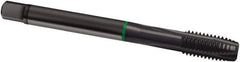 Guhring - 5/8-18 UNF, 3 Flute, Oxide Finish, Cobalt Spiral Point Tap - Plug Chamfer, Right Hand Thread, 100mm OAL, 2B Class of Fit, Series 2885 - Exact Industrial Supply