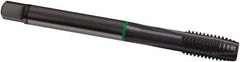 Guhring - 1-8 UNC, 4 Flute, Oxide Finish, Cobalt Spiral Point Tap - Plug Chamfer, Right Hand Thread, 160mm OAL, 2B Class of Fit, Series 2883 - Exact Industrial Supply