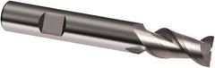 Guhring - 20mm, 32mm LOC, 20mm Shank Diam, 104mm OAL, 2 Flute, Solid Carbide Square End Mill - Single End, Uncoated, Spiral Flute, 45° Helix, Right Hand Cut, Right Hand Flute, Series 3059 - Eagle Tool & Supply