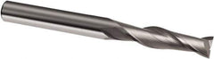 Guhring - 18mm, 65mm LOC, 18mm Shank Diam, 150mm OAL, 2 Flute, Solid Carbide Square End Mill - Single End, Uncoated, Spiral Flute, 30° Helix, Right Hand Cut, Right Hand Flute, Series 3011 - Eagle Tool & Supply