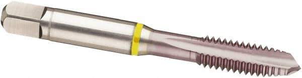 Guhring - 3/4-16 UNF, 4 Flute, MolyGlide Finish, Cobalt Spiral Point Tap - Plug Chamfer, Right Hand Thread, 4-1/4" OAL, 2B Class of Fit, Series 3962 - Exact Industrial Supply
