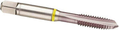 Guhring - 3/4-10 UNC, 4 Flute, MolyGlide Finish, Cobalt Spiral Point Tap - Plug Chamfer, Right Hand Thread, 4-1/4" OAL, 2B Class of Fit, Series 3961 - Exact Industrial Supply