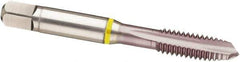 Guhring - M16x2.00 Metric, 3 Flute, MolyGlide Finish, Cobalt Spiral Point Tap - Plug Chamfer, Right Hand Thread, 3.811" OAL, 6H Class of Fit, Series 3960 - Exact Industrial Supply